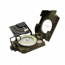 Metal luminous genuine compass guide compass